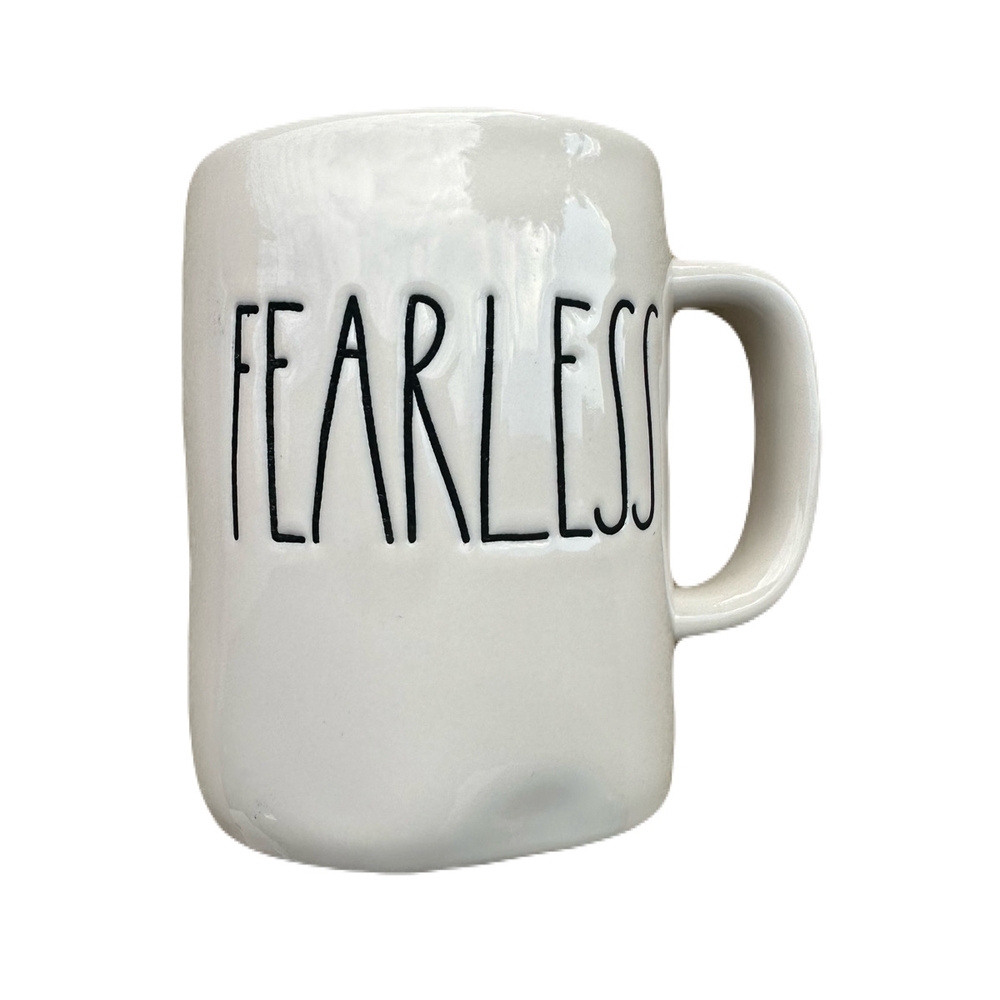 Rae Dunn Artisan Collection Ceramic 'FEARLESS' Mug